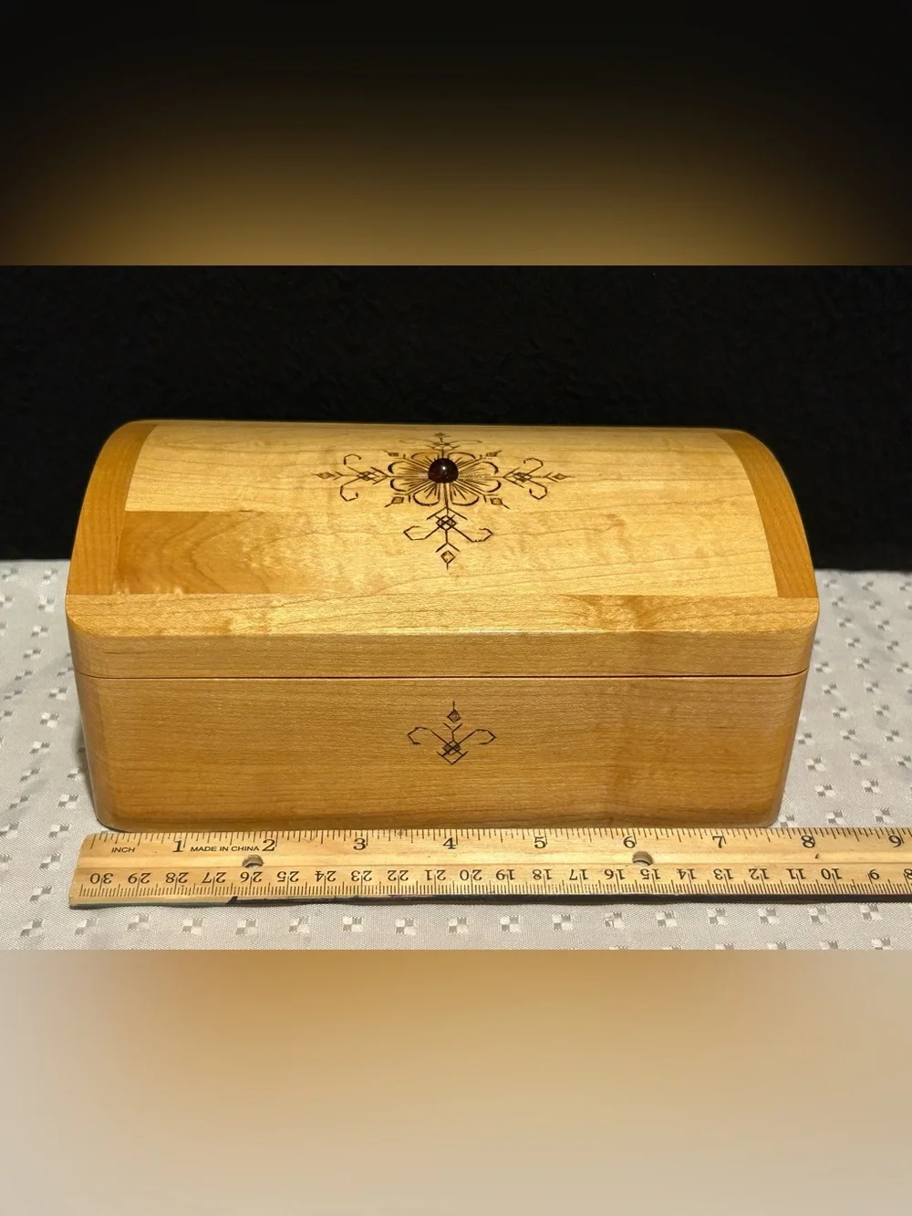 Handmade Jewelry Box Medium Pocket Watch Holder Stunning Workmanship